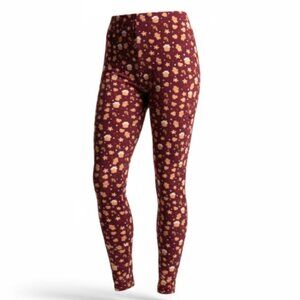 Holiday Jeggings Women’s Size L Pull-On Elastic Waist Lounge Pants Comfy EUC